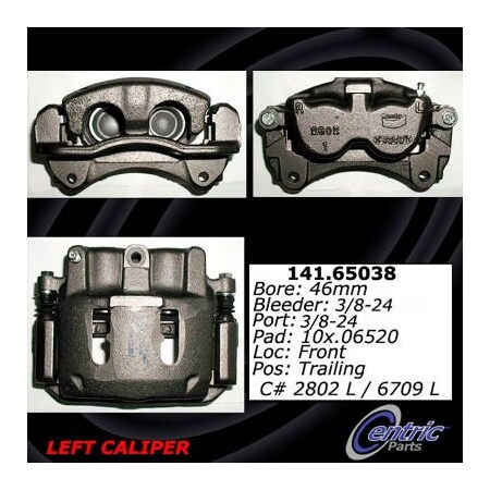 Centric Centric Semi-Loaded Brake Caliper, Centric Parts 141.65038 141.65038